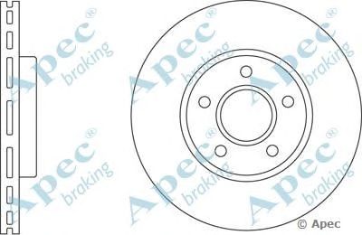 APEC BRAKING dsk2179 -  Тормозной диск
